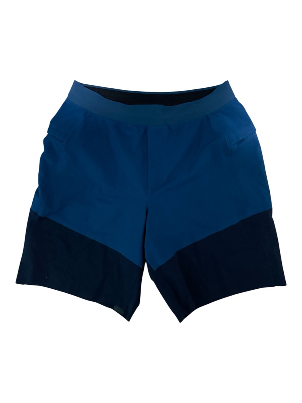 Lululemon Namastay At The Beach Short Navy Colorblock Athletic Shorts Size S - Picture 2 of 5